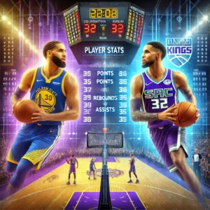 golden state warriors vs sacramento kings match player stats