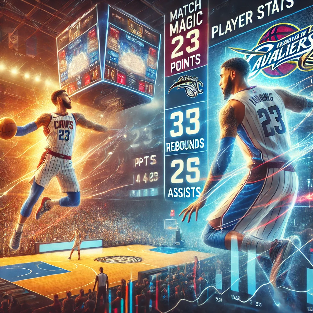 orlando magic vs cleveland cavaliers match player stats